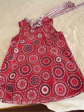 Tyler Boe Red Circular Print Tie-Strap Tank